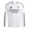 Men's Authentic Real Madrid Home Long Sleeve Soccer Jersey 2024/25 Men's Authentic Real Madrid Home Long Sleeve Soccer Jersey 2024/25