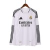 Men's Authentic Real Madrid Home Long Sleeve Soccer Jersey 2024/25 Men's Authentic Real Madrid Home Long Sleeve Soccer Jersey 2024/25
