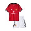 Kid's Manchester United Home Soccer Jersey Kit 2025/26 Kid's Manchester United Home Soccer Jersey Kit 2025/26