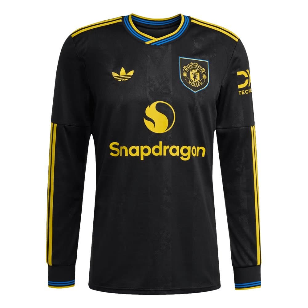 Men's Manchester United Third Away Long Sleeve Jersey 2025/26 Men's Manchester United Third Away Long Sleeve Jersey 2025/26