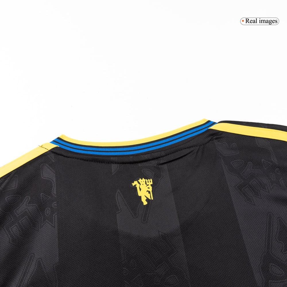 Men's Manchester United Third Away Long Sleeve Jersey 2025/26 Men's Manchester United Third Away Long Sleeve Jersey 2025/26
