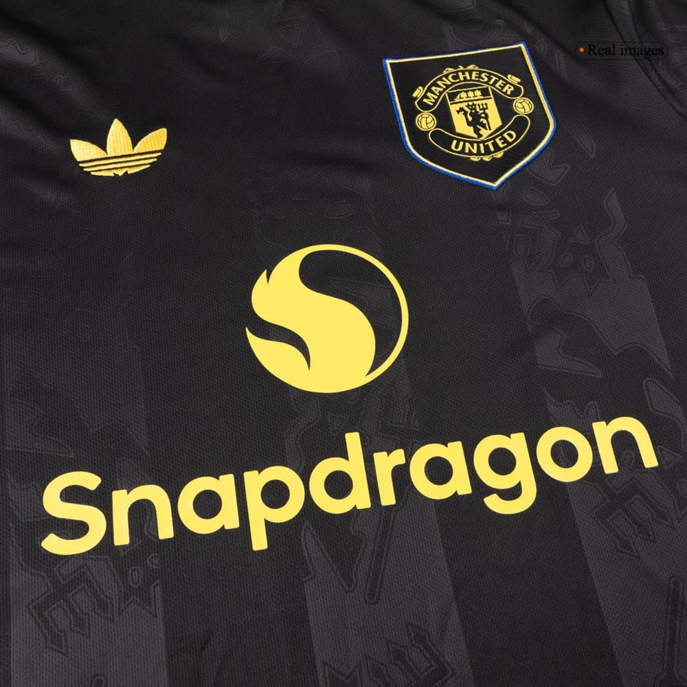 Men's Manchester United Third Away Long Sleeve Jersey 2025/26 Men's Manchester United Third Away Long Sleeve Jersey 2025/26
