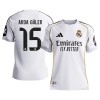 Men's ARDA GÜLER #15 Real Madrid Home Authentic Jersey 2025/26