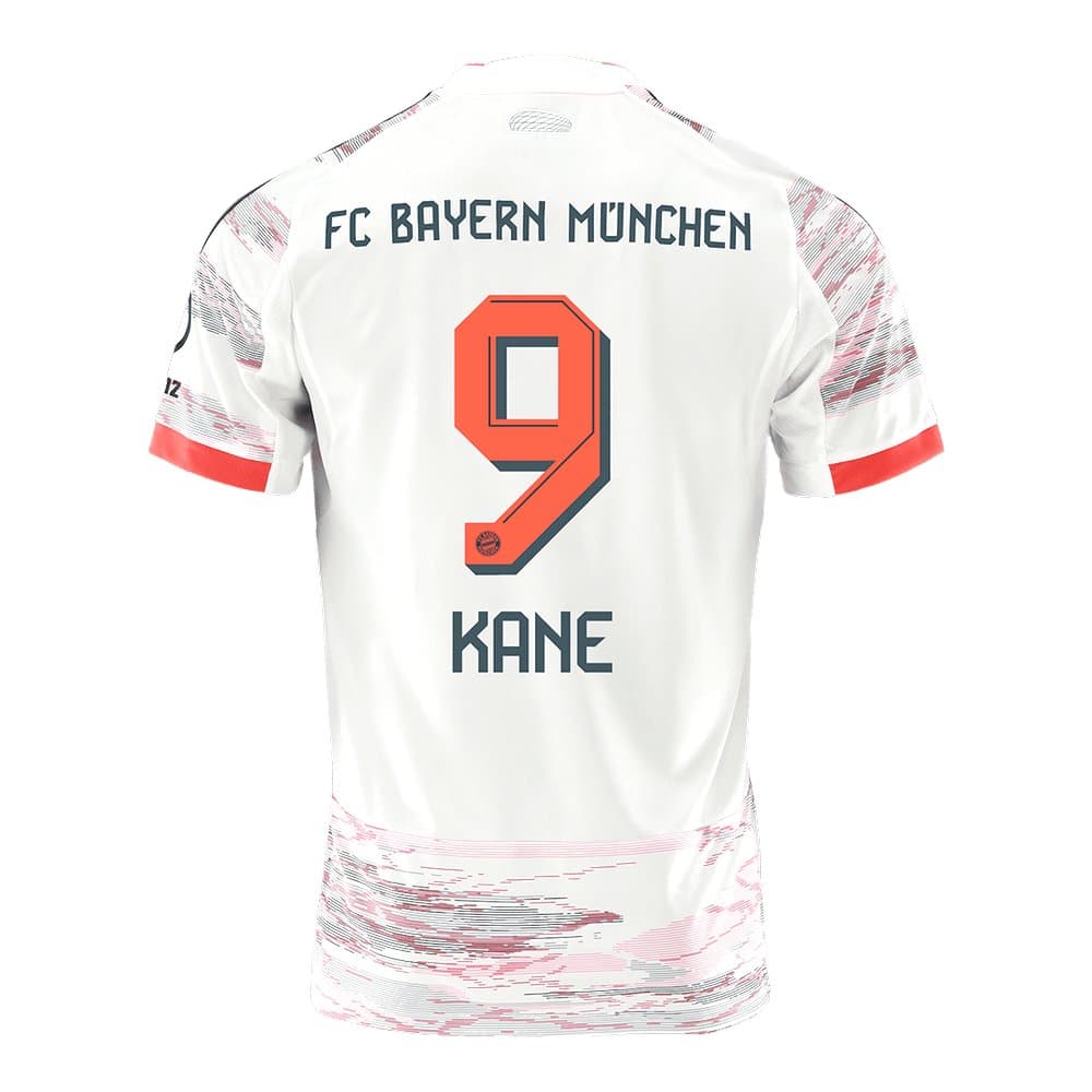 Men's KANE #9 Bayern Munich Away Replica Soccer Jersey 2025/26