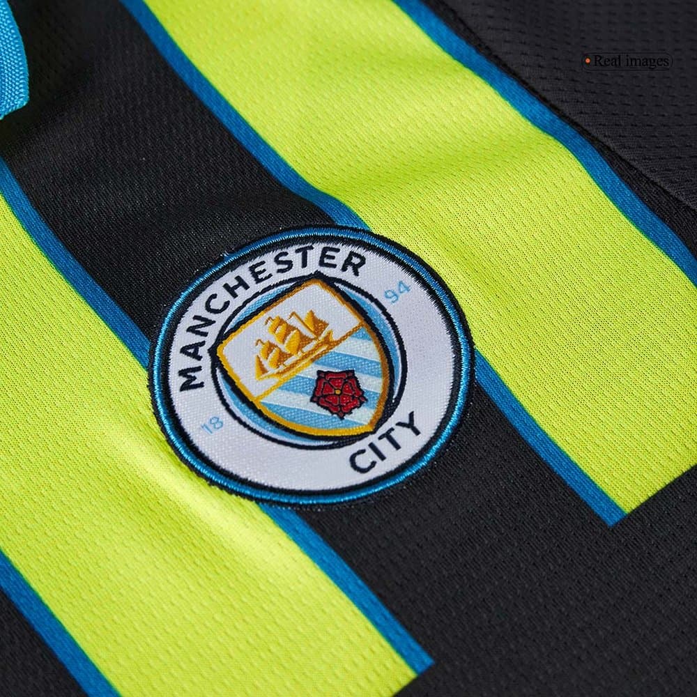 Kid's Manchester City Away Soccer Jersey Kit 2024/25