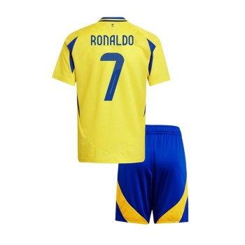 Kid's RONALDO #7 Al Nassr Home Soccer Jersey Kit - ACL 2024/25 Kid's RONALDO #7 Al Nassr Home Soccer Jersey Kit - ACL 2024/25