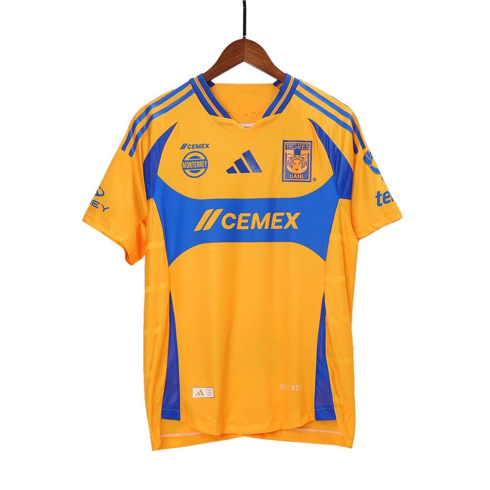 Men's Tigres UANL Home Authentic Soccer Jersey 2024/25 Men's Tigres UANL Home Authentic Soccer Jersey 2024/25