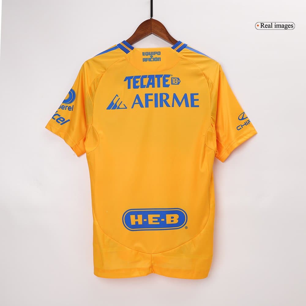 Men's Tigres UANL Home Authentic Soccer Jersey 2024/25 Men's Tigres UANL Home Authentic Soccer Jersey 2024/25