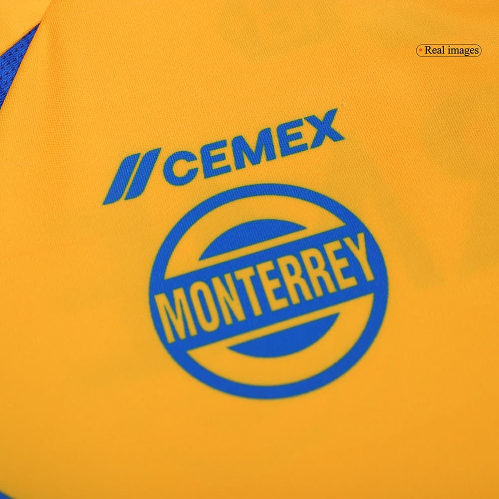 Men's Tigres UANL Home Authentic Soccer Jersey 2024/25 Men's Tigres UANL Home Authentic Soccer Jersey 2024/25