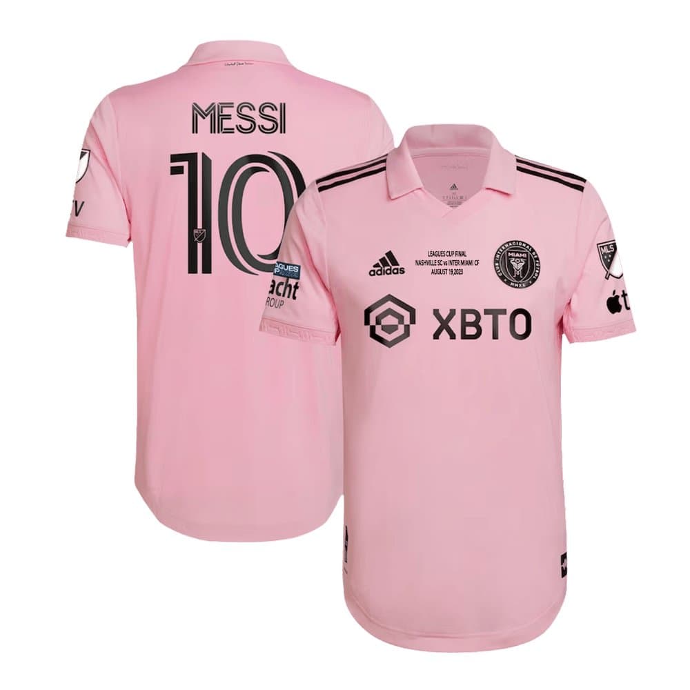 Men's MESSI #10 Inter Miami CF Home Authentic Soccer Jersey - Leagues Cup Final 2023