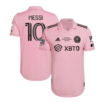 Men's MESSI #10 Inter Miami CF Home Authentic Soccer Jersey - Leagues Cup Final 2023 Men's MESSI #10 Inter Miami CF Home Authentic Soccer Jersey - Leagues Cup Final 2023