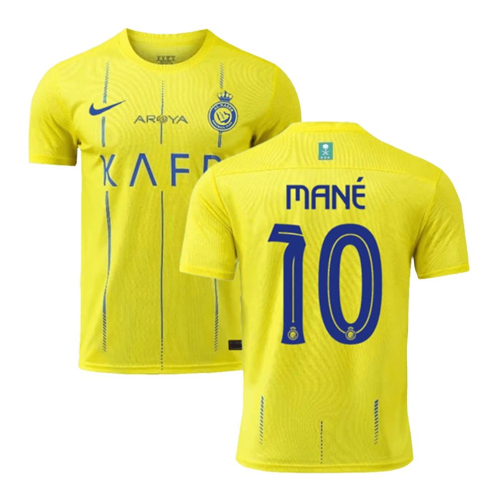 Men's MANÉ #10 Al Nassr Home Replica Soccer Jersey 2023/24