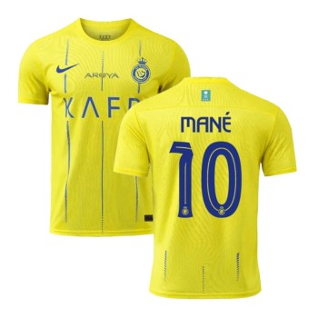 Men's MANÉ #10 Al Nassr Home Replica Soccer Jersey 2023/24 Men's MANÉ #10 Al Nassr Home Replica Soccer Jersey 2023/24