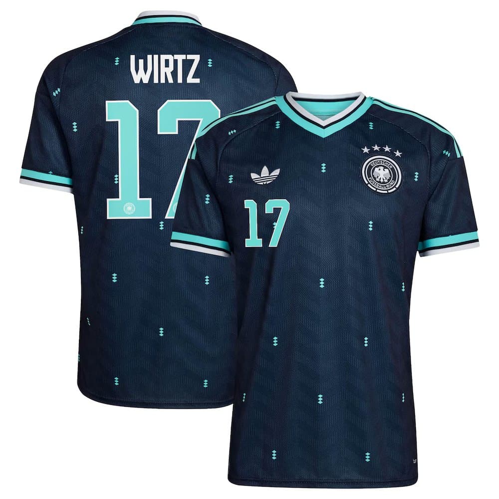 Men's Florian Wirtz #17 Germany Away Replica Jersey World Cup 2026 Men's Florian Wirtz #17 Germany Away Replica Jersey World Cup 2026