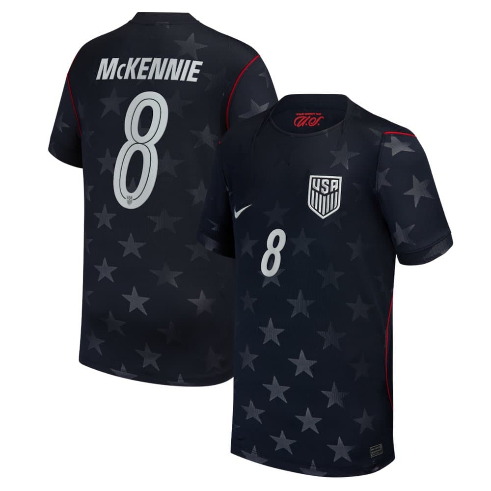 Kid's Weston McKennie #8 USA Away Stadium Replica Jersey World Cup 2026