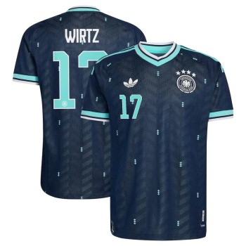 Men's Florian Wirtz #17 Germany Away Authentic Jersey World Cup 2026