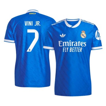 Men's VINI JR. #7 Real Madrid Third Away Authentic Soccer Jersey 2025/26 Men's VINI JR. #7 Real Madrid Third Away Authentic Soccer Jersey 2025/26