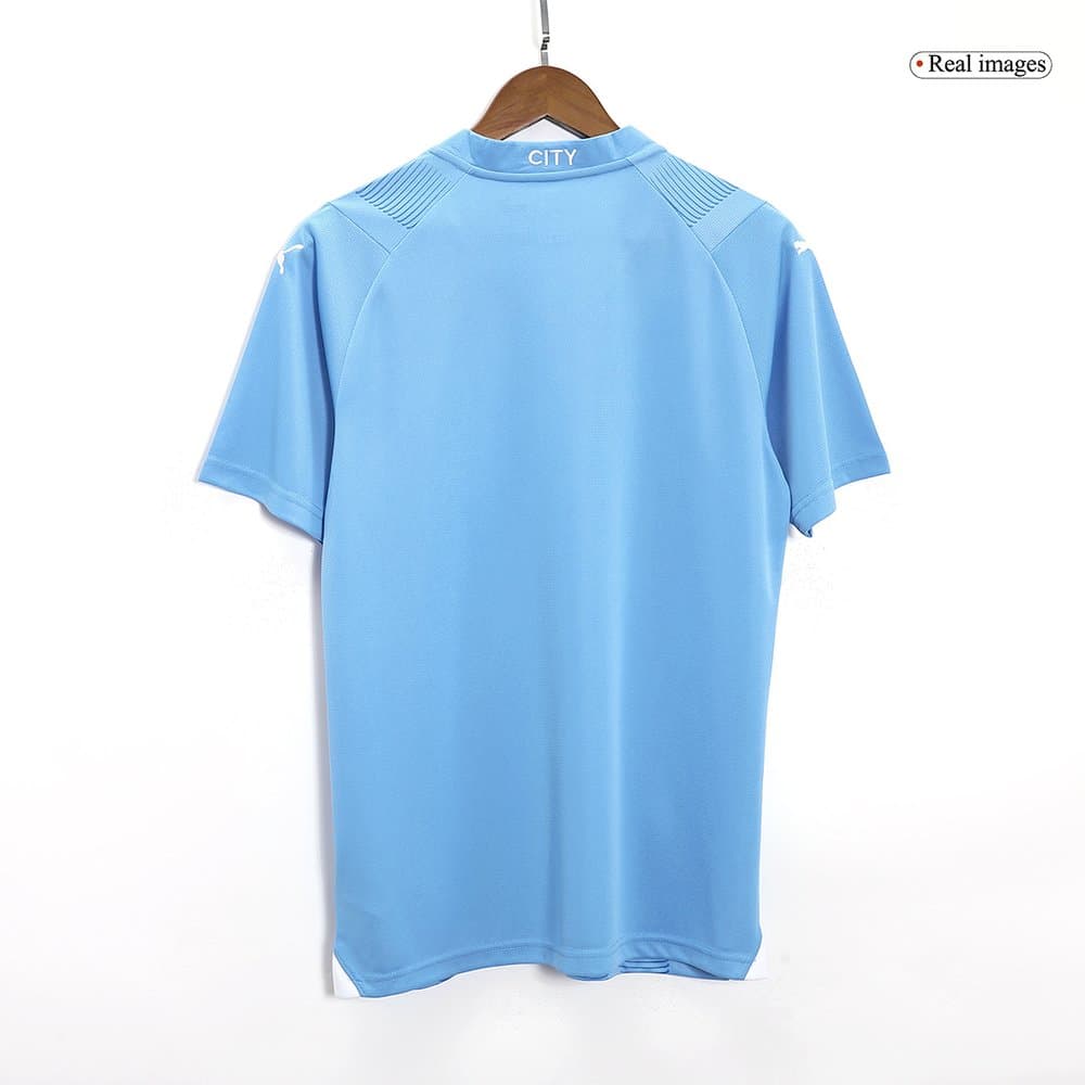 Men's J.ALVAREZ #19 Manchester City Home Replica Soccer Jersey 2023/24