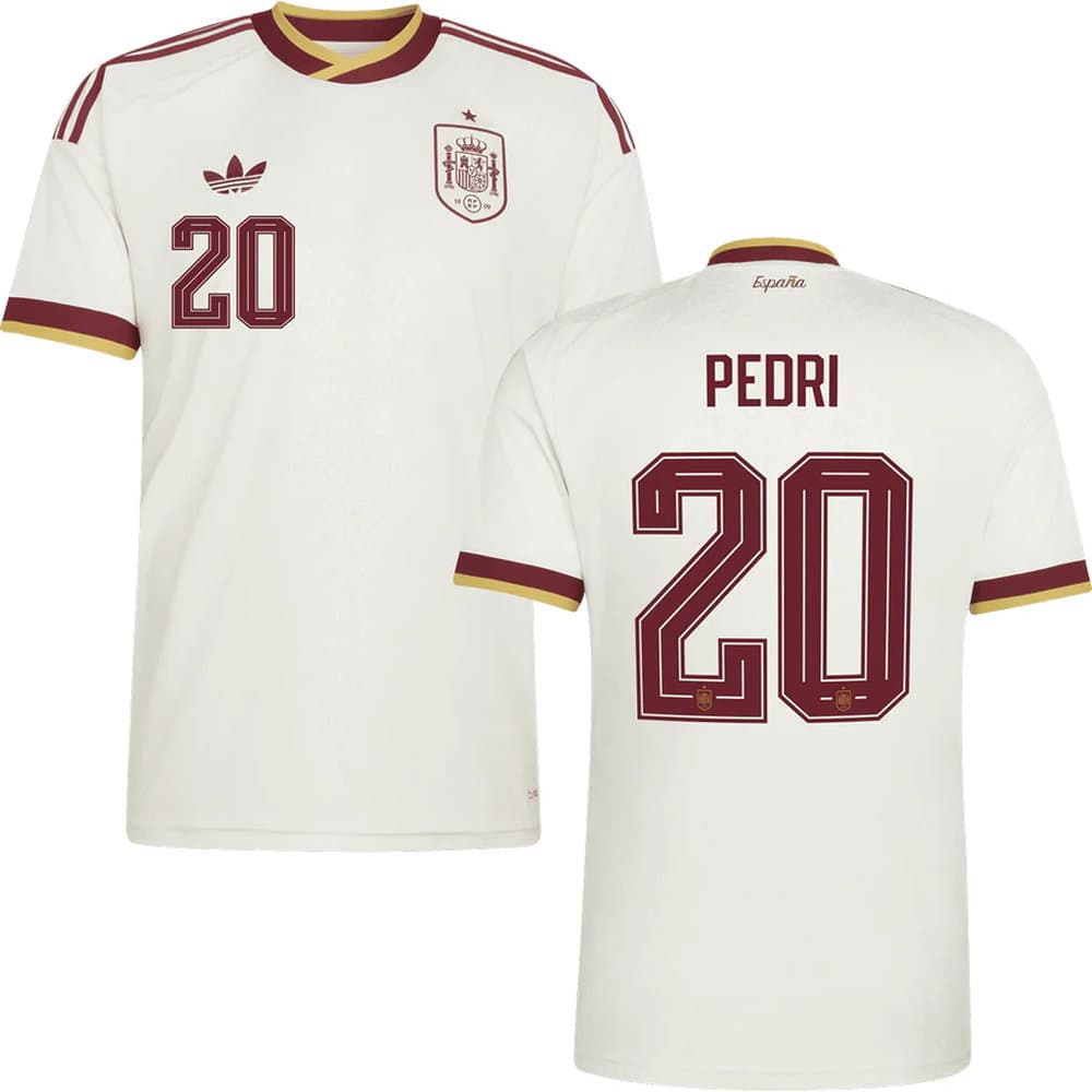 Kid's PEDRI #20 Spain Away Replica Jersey World Cup 2026 Kid's PEDRI #20 Spain Away Replica Jersey World Cup 2026