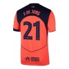 Men's F.DE JONG #21 Barcelona Third Away Replica Soccer Jersey -UCL 2025/26