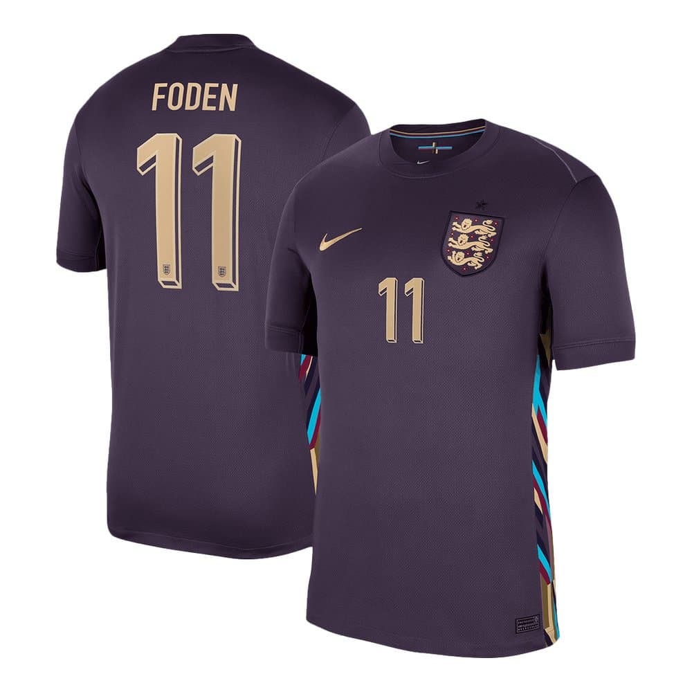 Men's FODEN #11 England Away Replica Soccer Jersey EURO 2024 Men's FODEN #11 England Away Replica Soccer Jersey EURO 2024