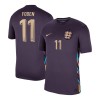 Men's FODEN #11 England Away Replica Soccer Jersey EURO 2024 Men's FODEN #11 England Away Replica Soccer Jersey EURO 2024