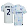 Men's DUMFRIES #2 Inter Milan Away Authentic Soccer Jersey 2025/26