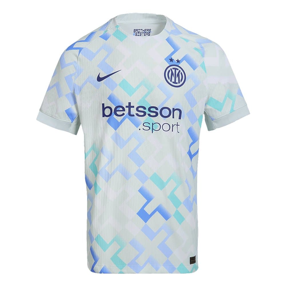 Men's DUMFRIES #2 Inter Milan Away Authentic Soccer Jersey 2025/26