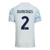 Men's DUMFRIES #2 Inter Milan Away Authentic Soccer Jersey 2025/26