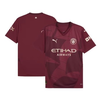 Men's Manchester City Third Away Replica Soccer Jersey 2024/25 Men's Manchester City Third Away Replica Soccer Jersey 2024/25
