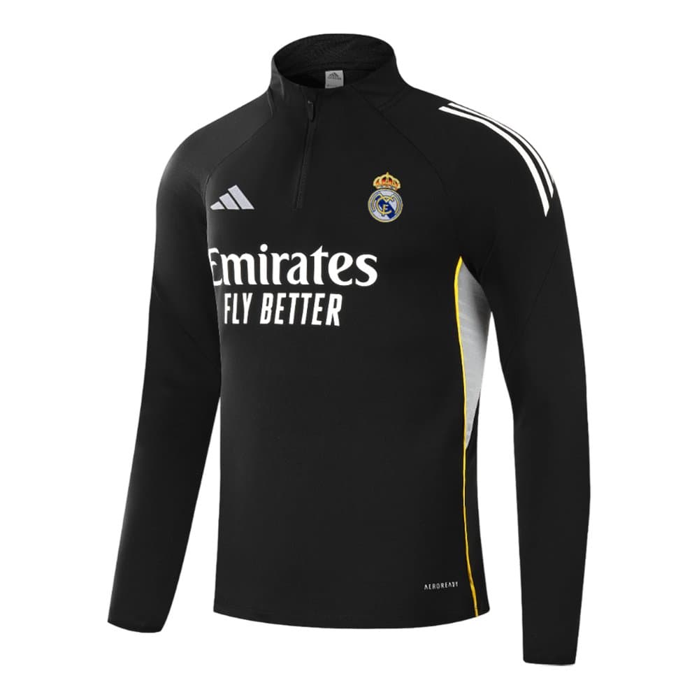 Men's Real Madrid 1/4 Zip Tracksuit 2025/26