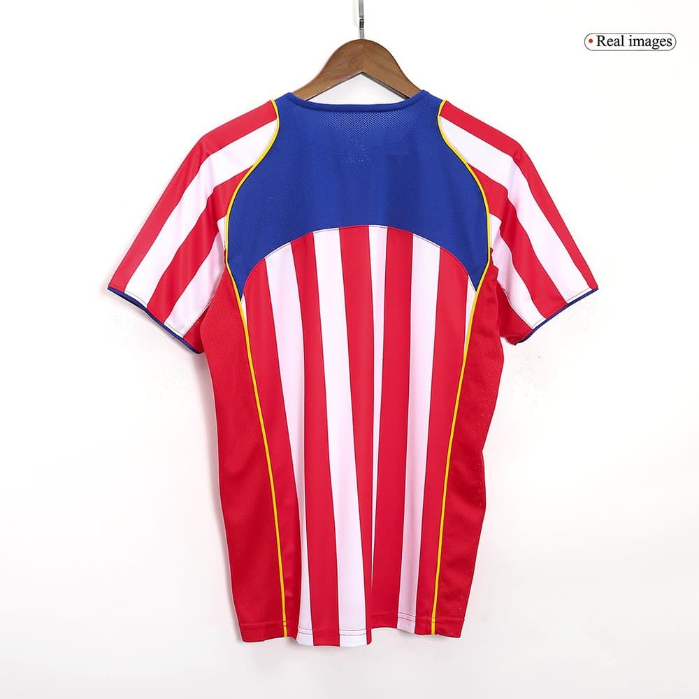 Men's Atletico Madrid Home Retro Soccer Jersey 2004/05