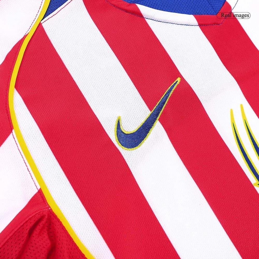 Men's Atletico Madrid Home Retro Soccer Jersey 2004/05