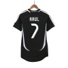 Men's RAUL #7 Real Madrid Away Retro Soccer Jersey 2006/07