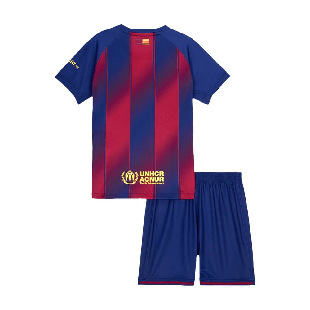 Kid's Barcelona Home Soccer Jersey Kit 2025/26