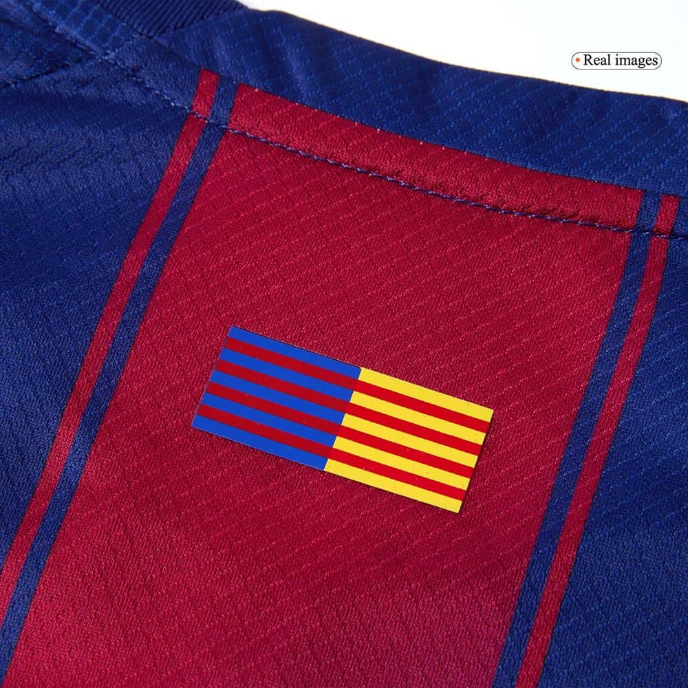 Kid's Barcelona Home Soccer Jersey Kit 2025/26