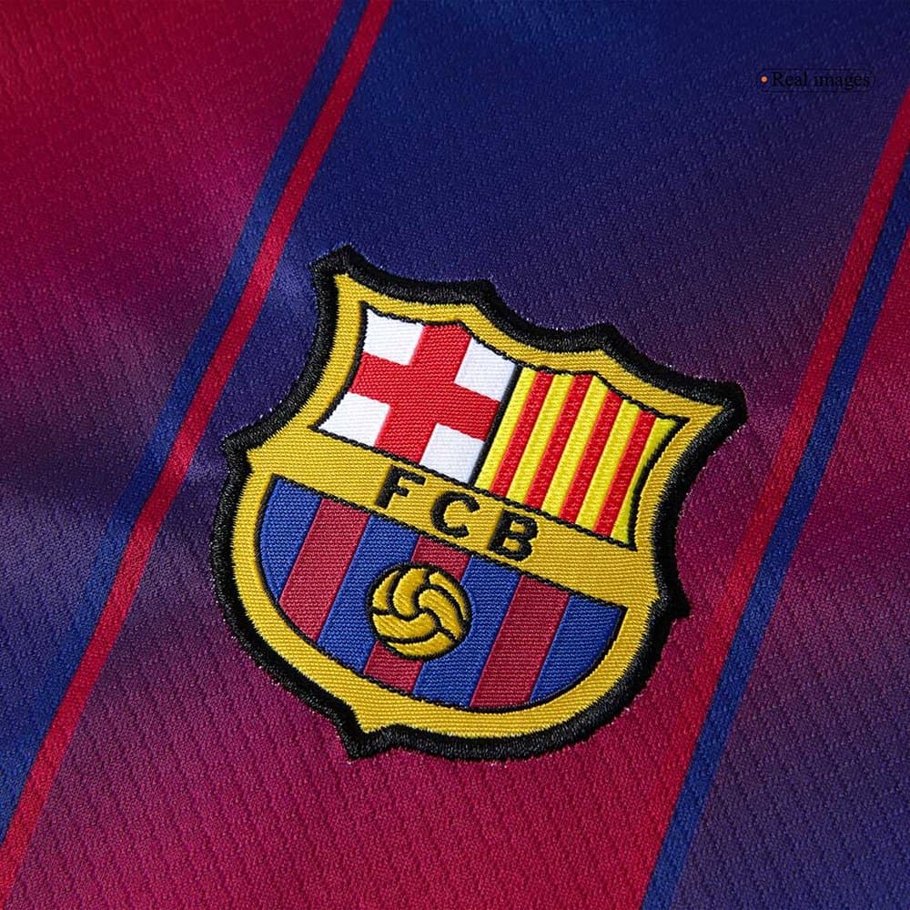 Kid's Barcelona Home Soccer Jersey Kit 2025/26