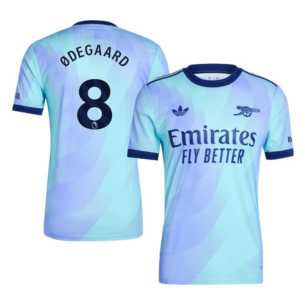 Men's ØDEGAARD #8 Arsenal Third Away Authentic Jersey 2024/25 Men's ØDEGAARD #8 Arsenal Third Away Authentic Jersey 2024/25