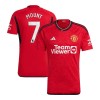 Men's MOUNT #7 Manchester United Home Replica Jersey 2023/24