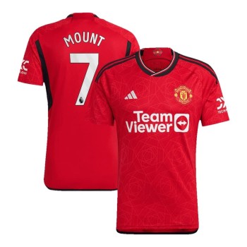 Men's MOUNT #7 Manchester United Home Replica Jersey 2023/24 Men's MOUNT #7 Manchester United Home Replica Jersey 2023/24