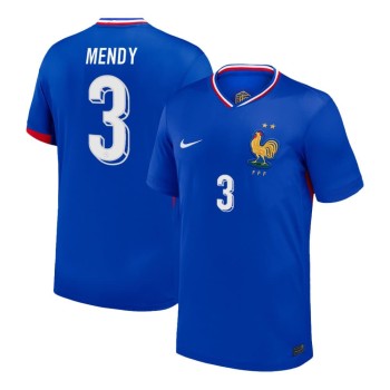 Men's MENDY #3 France Home Replica Soccer Jersey 2024 Men's MENDY #3 France Home Replica Soccer Jersey 2024