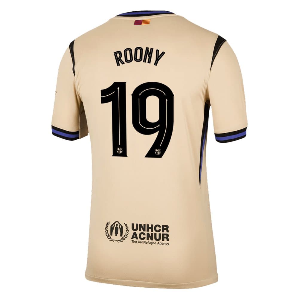 Men's ROONY #19 Barcelona Away Replica Soccer Jersey -UCL 2025/26