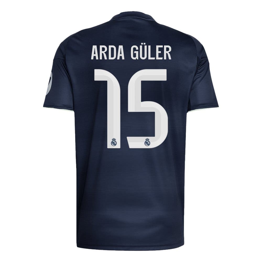 Men's ARDA GÜLER #15 Real Madrid Away Replica Soccer Jersey 2025/26