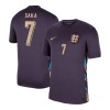 Men's SAKA #7 England Away Replica Soccer Jersey EURO 2024 Men's SAKA #7 England Away Replica Soccer Jersey EURO 2024
