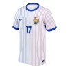 Men's SALIBA #17 France Away Replica Soccer Jersey 2024 Men's SALIBA #17 France Away Replica Soccer Jersey 2024