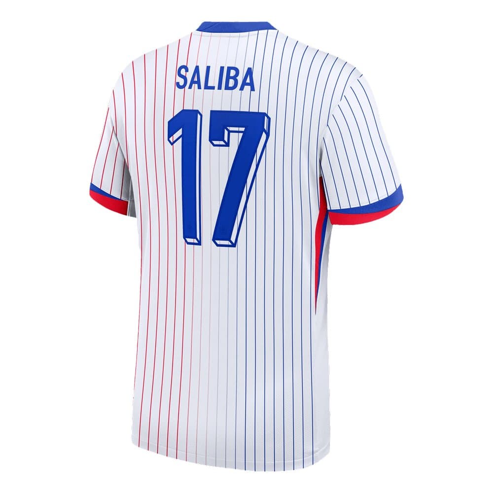 Men's SALIBA #17 France Away Replica Soccer Jersey 2024 Men's SALIBA #17 France Away Replica Soccer Jersey 2024