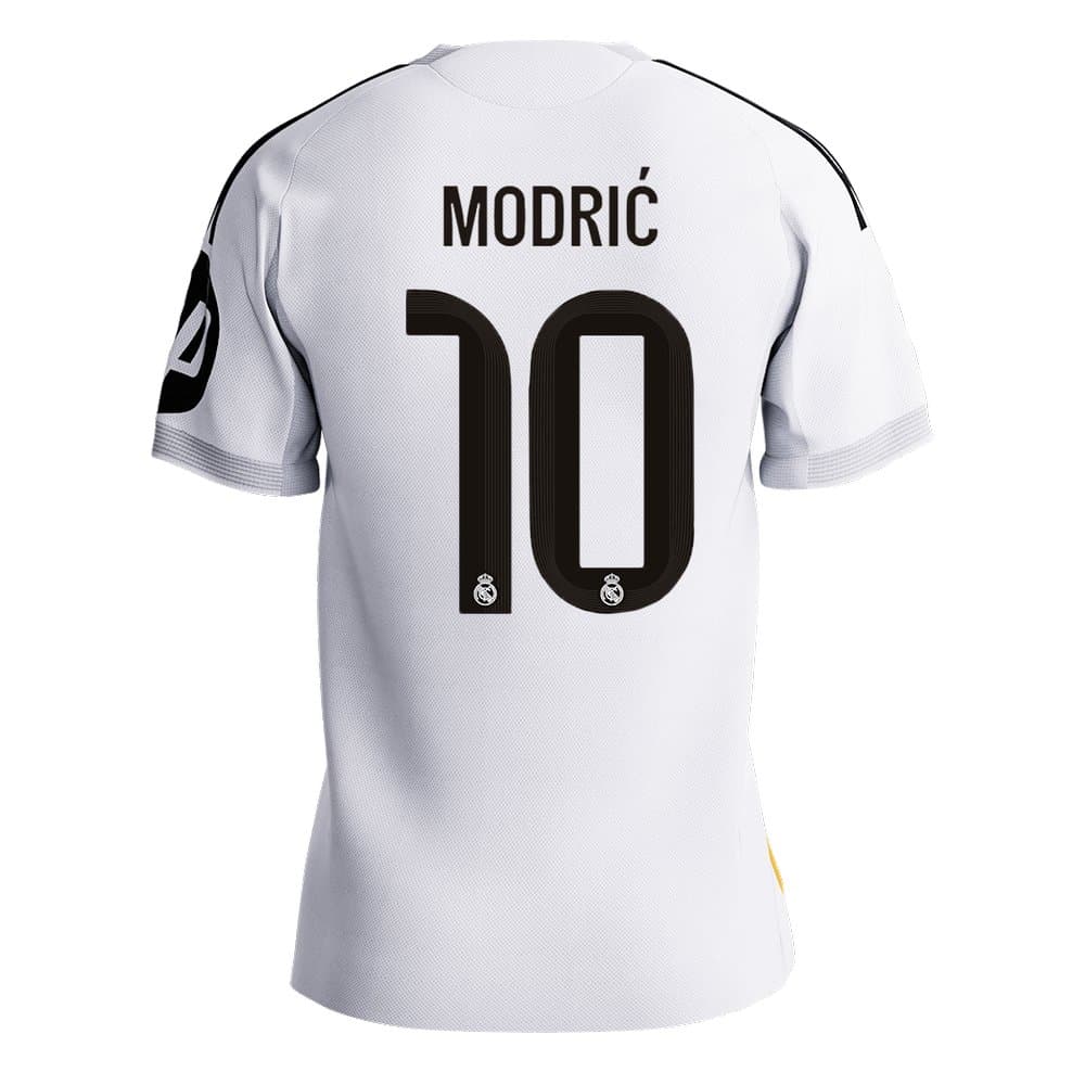 Men's MODRIĆ #10 Real Madrid Home Authentic Soccer Jersey 2025/26 Men's MODRIĆ #10 Real Madrid Home Authentic Soccer Jersey 2025/26