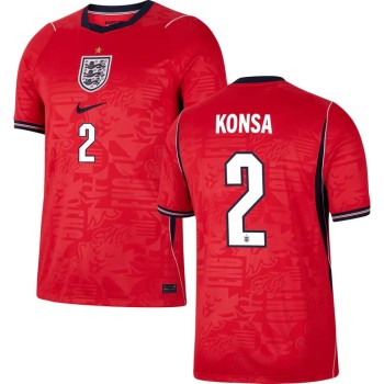 Kid's KONSA #2 England Away Replica Jersey World Cup 2026