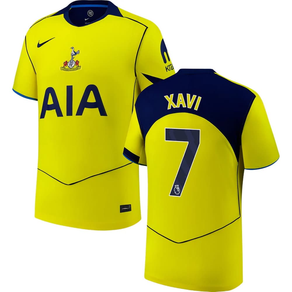 Kid's XAVI #7 Tottenham Hotspur Home Replica Jersey 2025/26