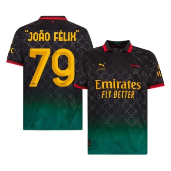 Men's JOÃO FÉLIX #79 AC Milan Fourth Away Replica Soccer Jersey 2024/25